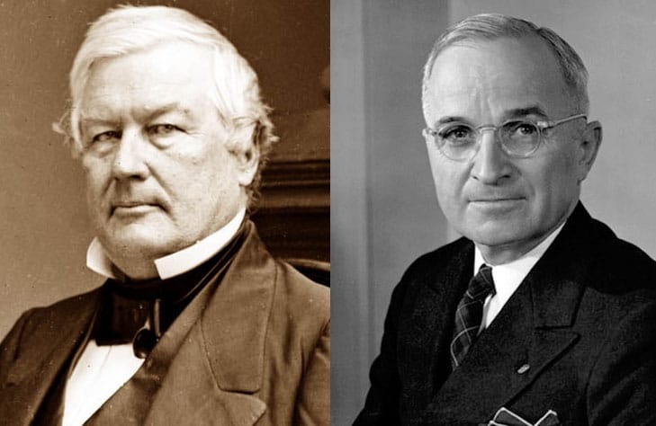 The Unusual Thing That Harry Truman and Millard Fillmore Have in Common